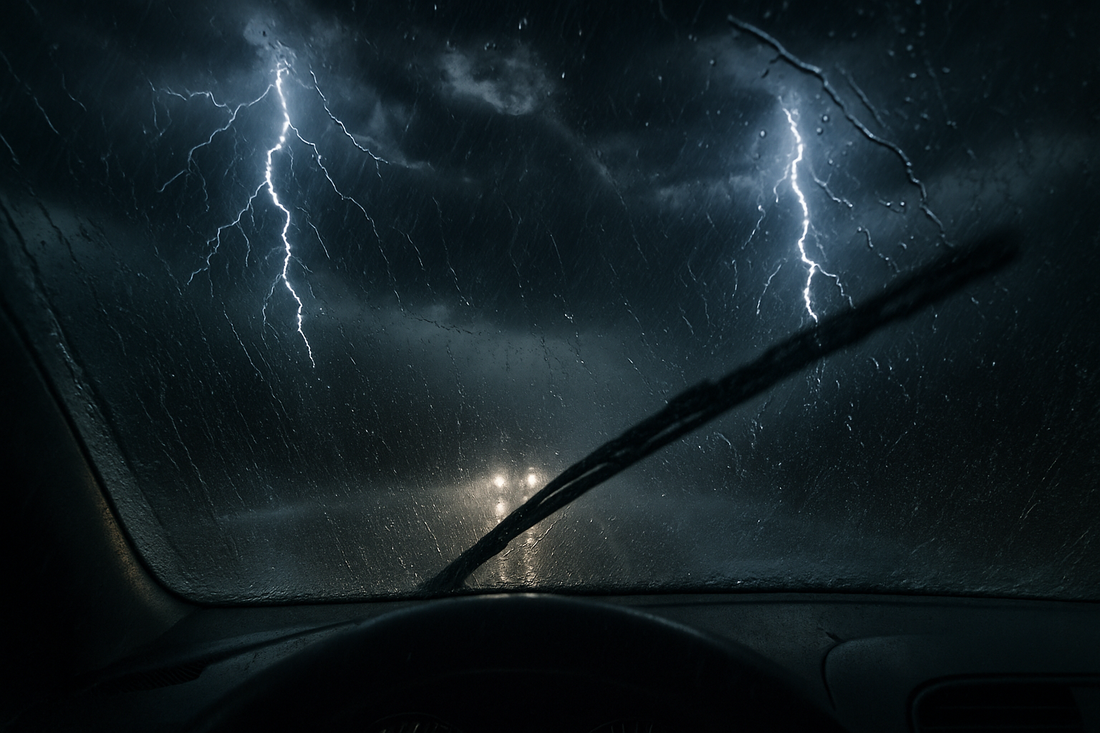 Harrowing experience through a stormy mountain road