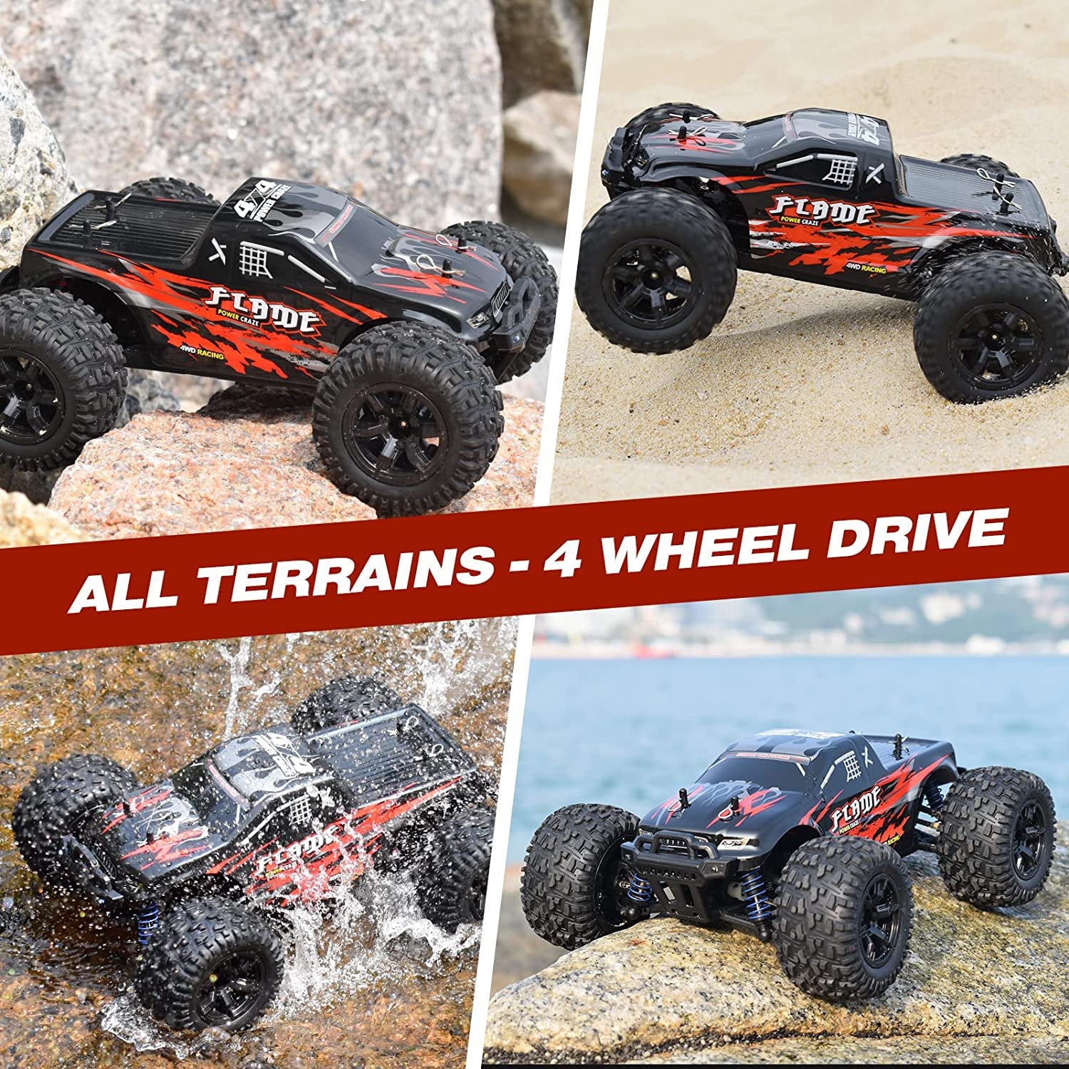 IVIENX 1:16 scale 4x4 RC Racing Car