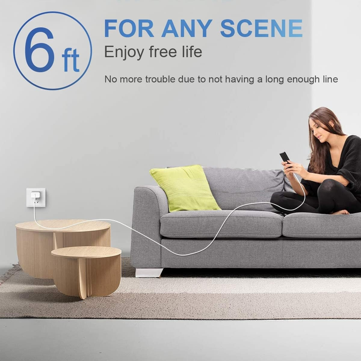Fast Charger Plug Adapter and USB-C To Lightning Cable Cord
