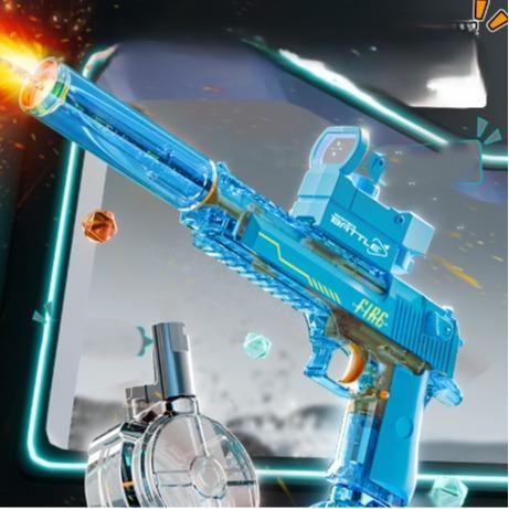 Electric Water Gun With Flame Backlight Effect
