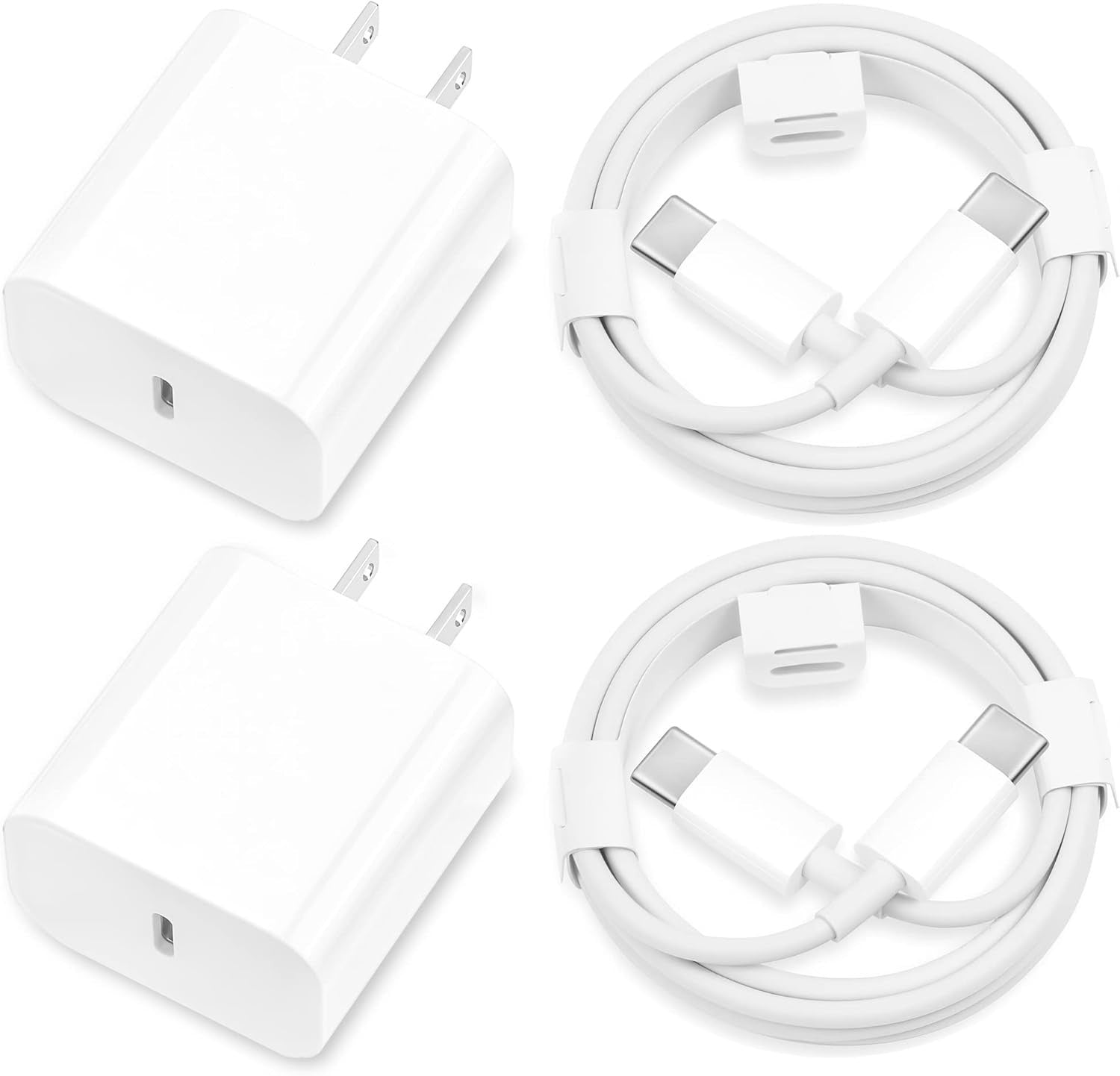 Fast Charger Plug Adapter and USB-C To Lightning Cable Cord