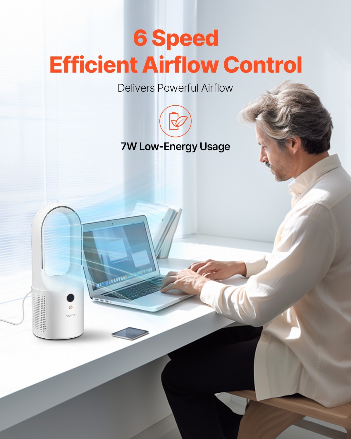 Portable Desk Bladeless Fan
