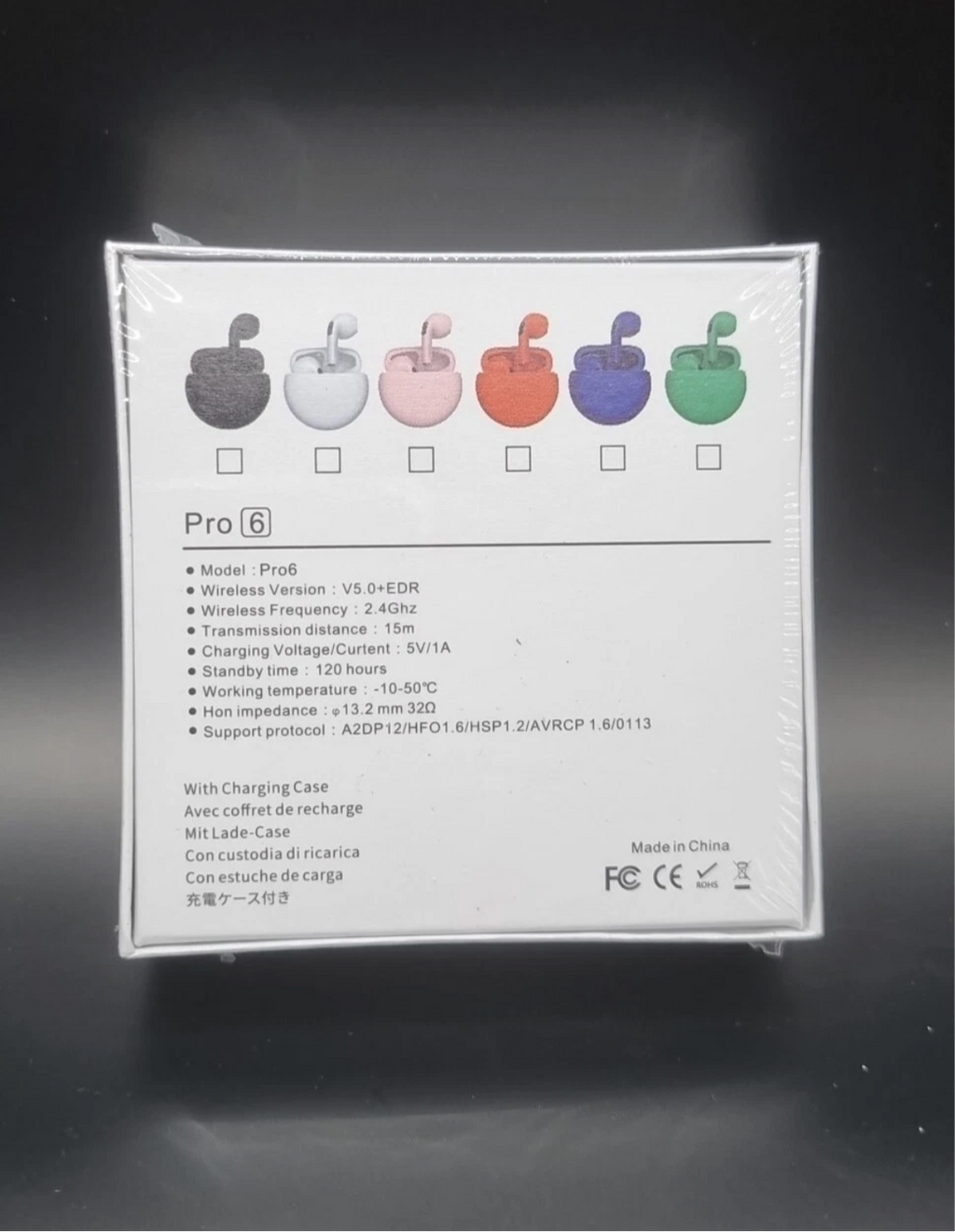 Pro 6 wireless earbuds