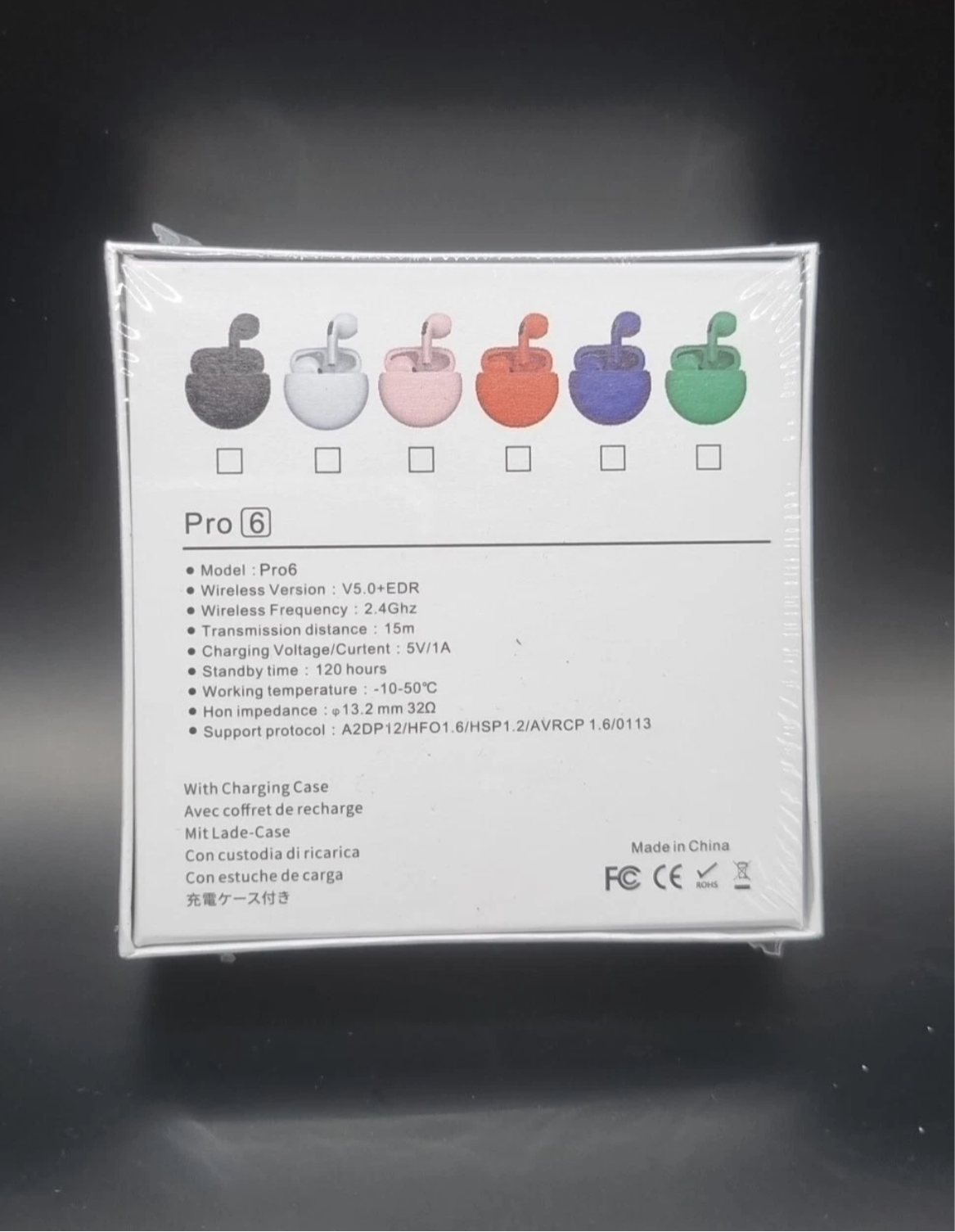 Pro 6 wireless earbuds