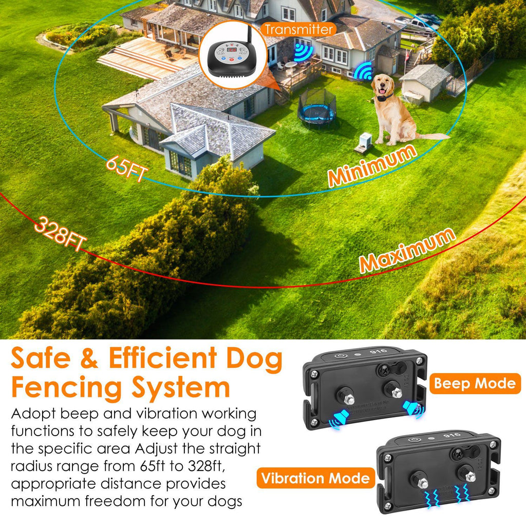 1Set Electric Wireless Dog Fence System