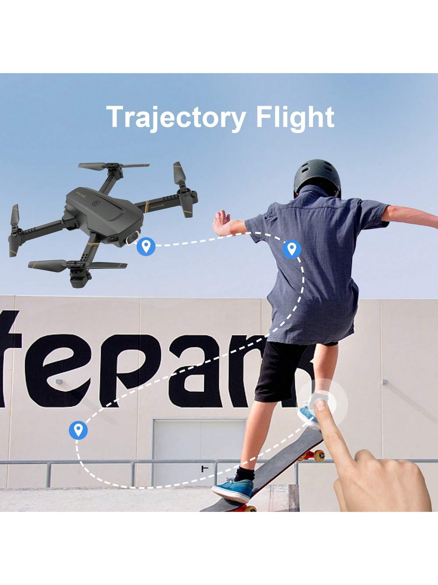 4DRC V4 Foldable Mini Drone With Camera 4K 1080P HD Drone ,3 Batteries,Drones For Adults Kids,Remote-controlled Quadcopter