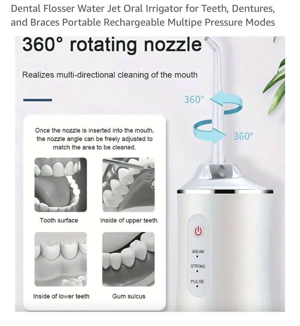 Portable Oral Irrigator