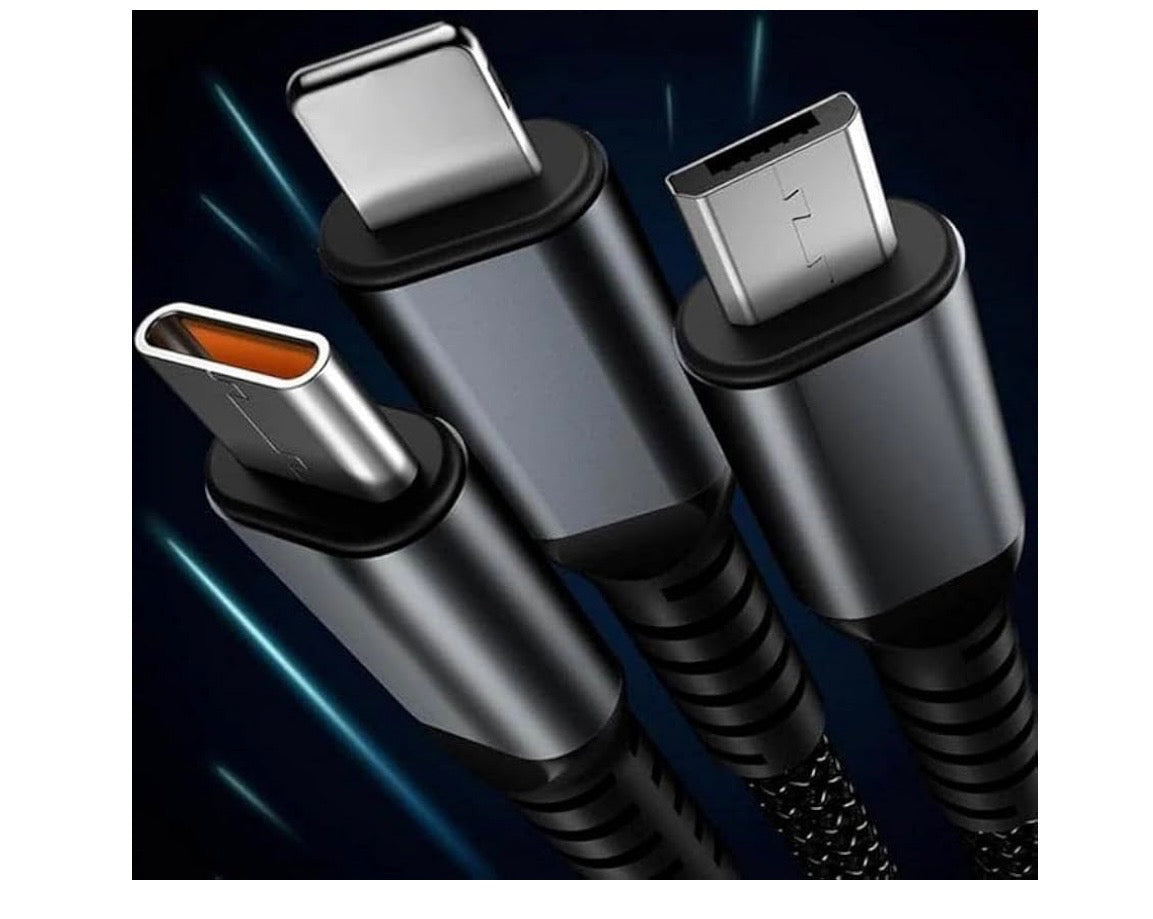 Super Fast Charging 3-in-1 cable