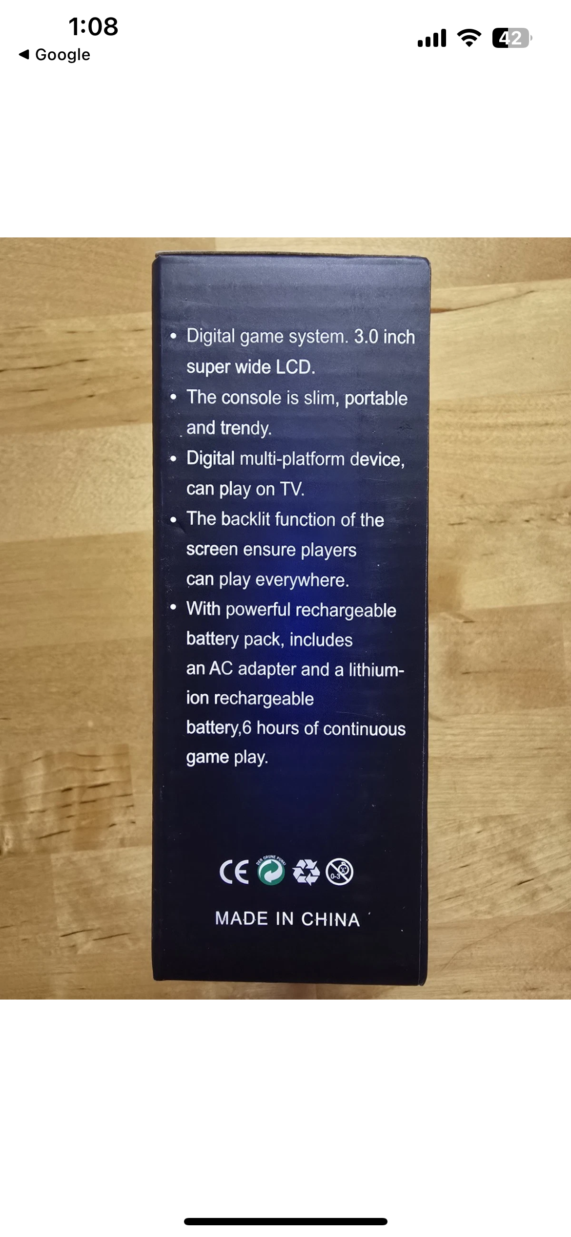 Retro Handheld Gaming Emulator with 400 classic games