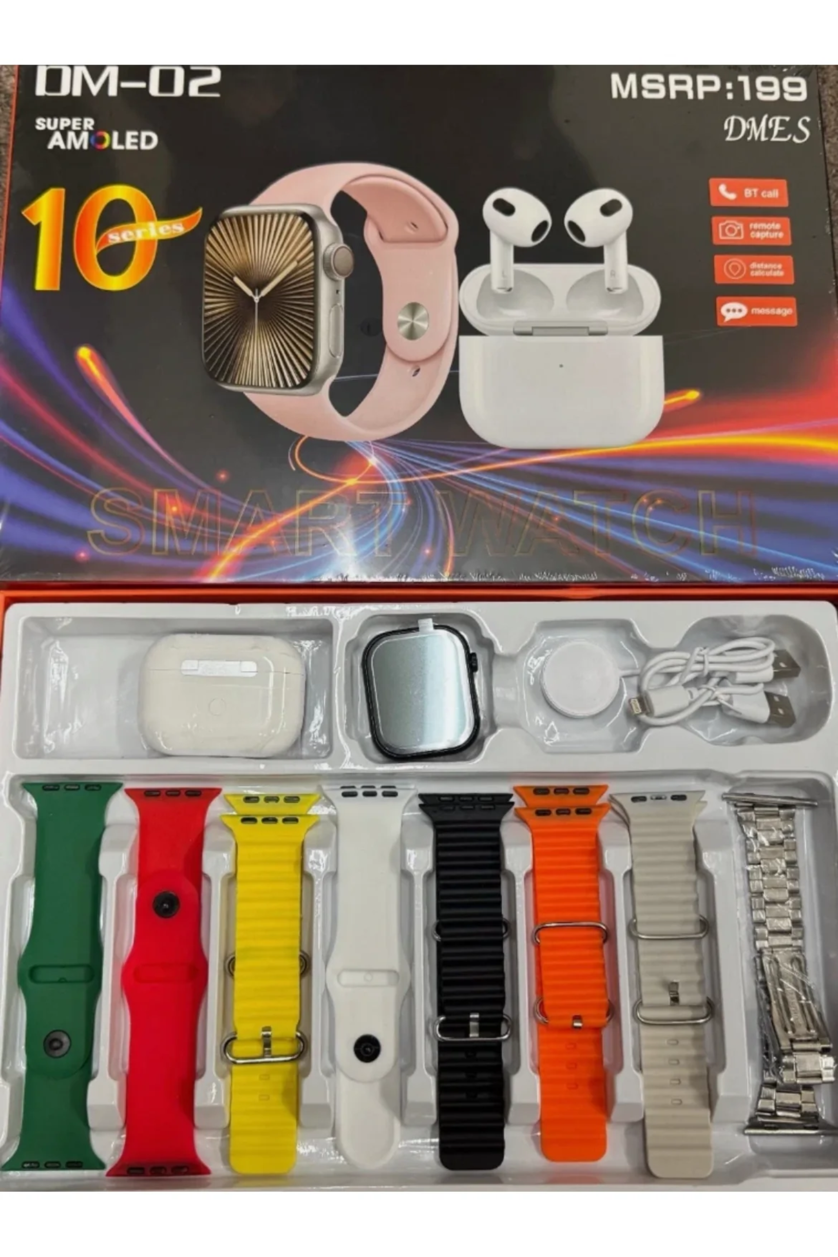 Super Smart Watch & Earbuds Gift Box