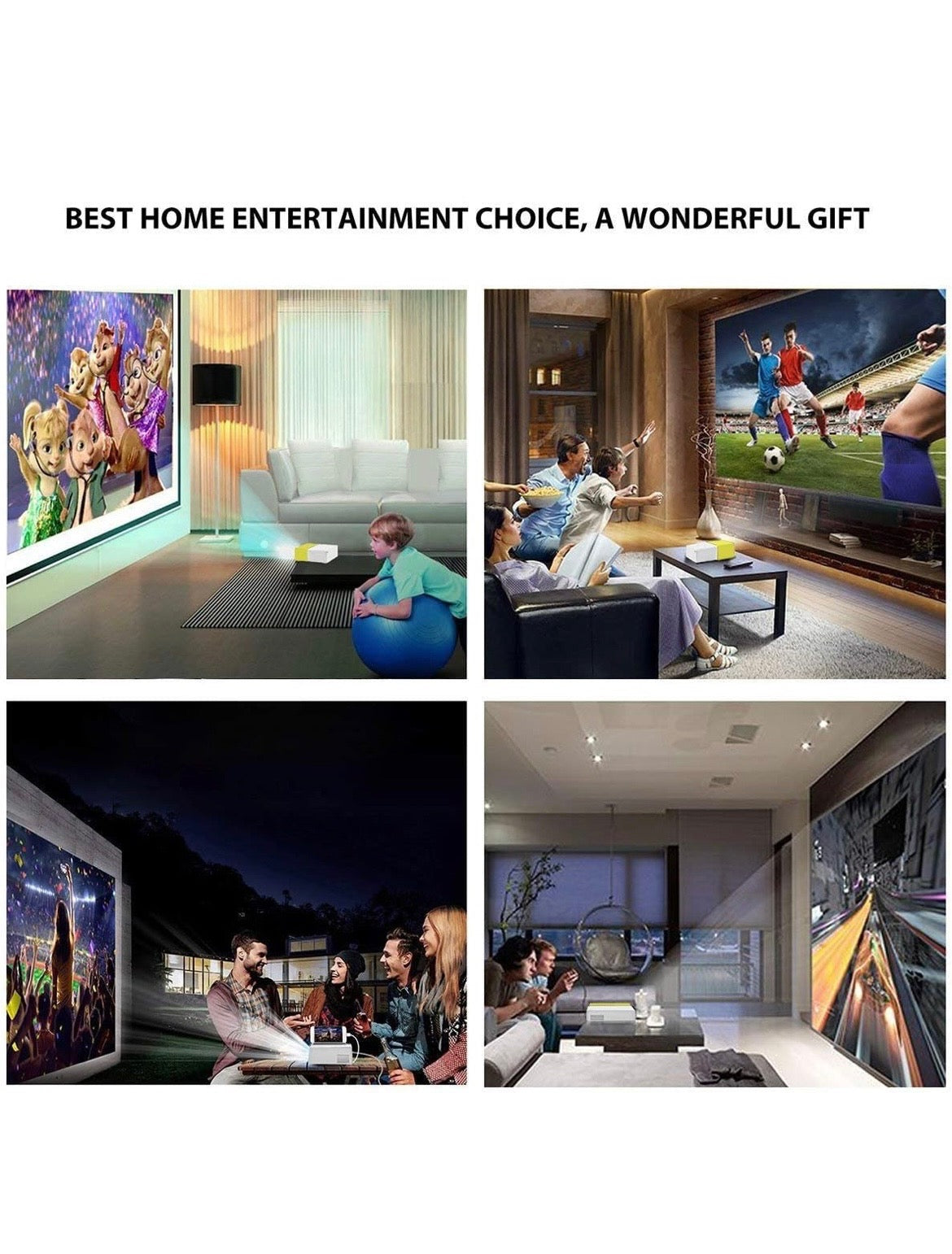 Portable mini LED projector