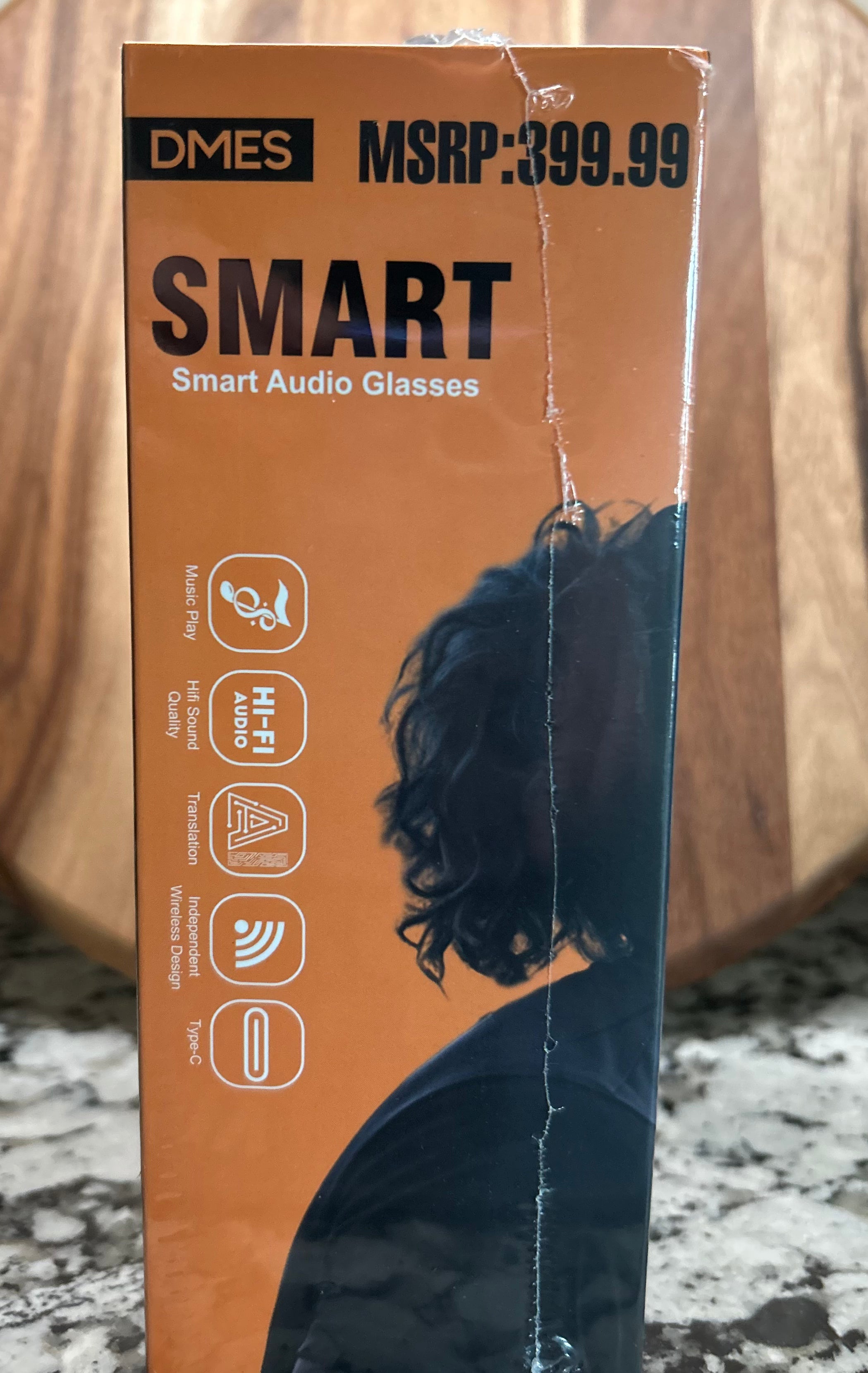 DMES Smart Audio Glasses with AI Translation