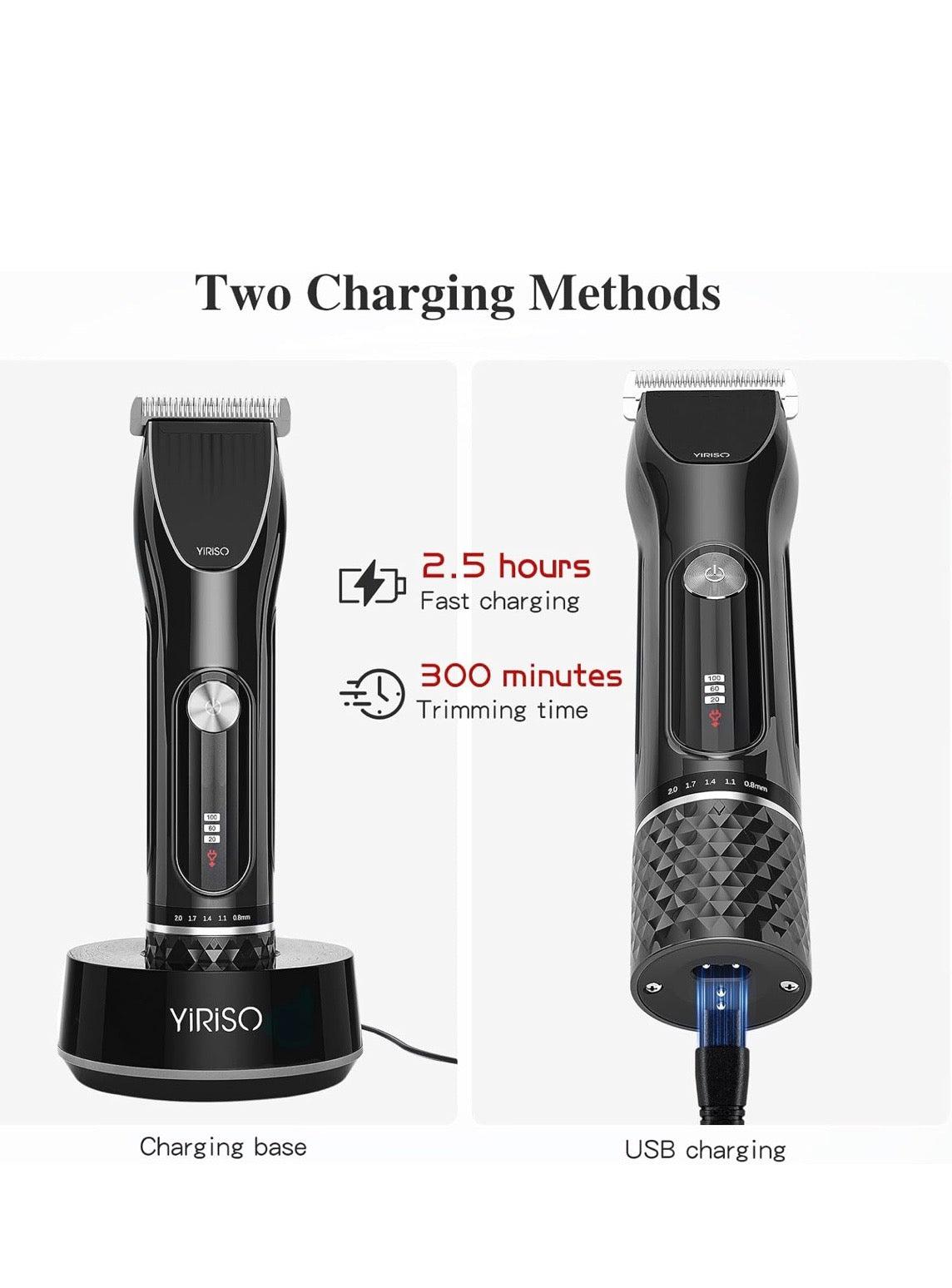YIRISO Hair & Beard Trimmer Set