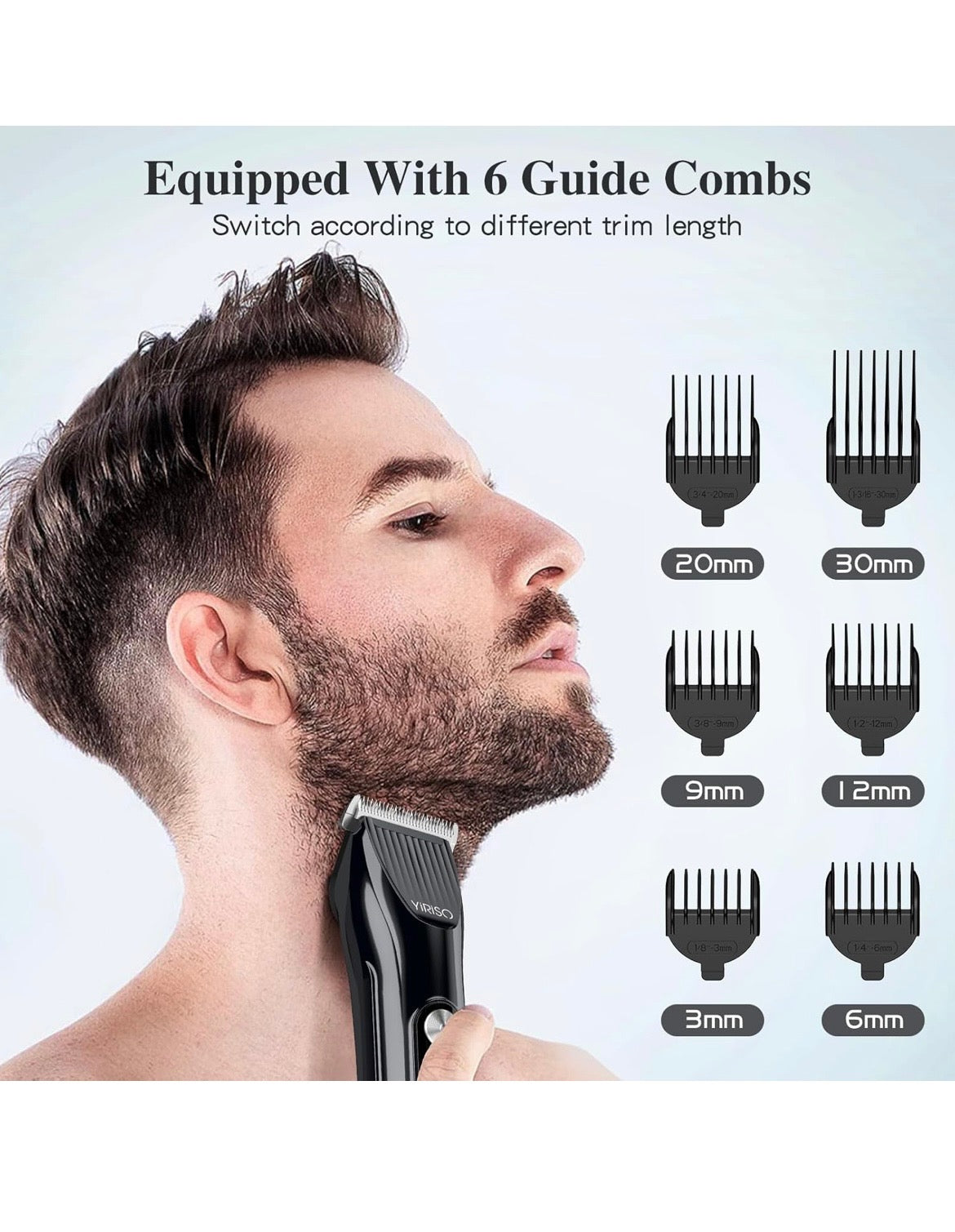 YIRISO Hair & Beard Trimmer Set