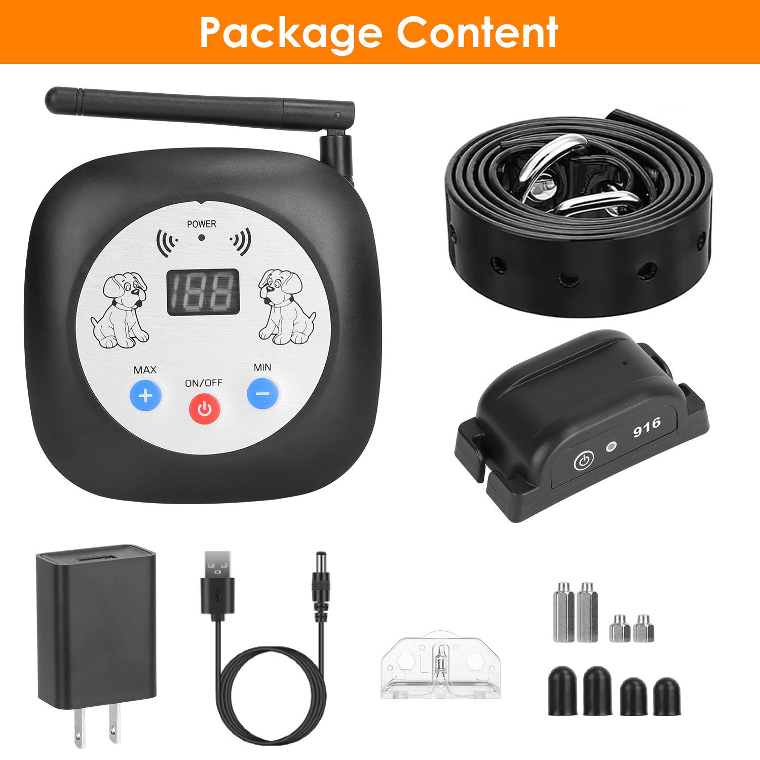 1Set Electric Wireless Dog Fence System