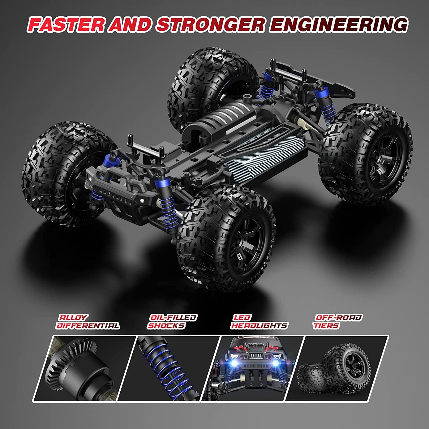 IVIENX 1:16 scale 4x4 RC Racing Car