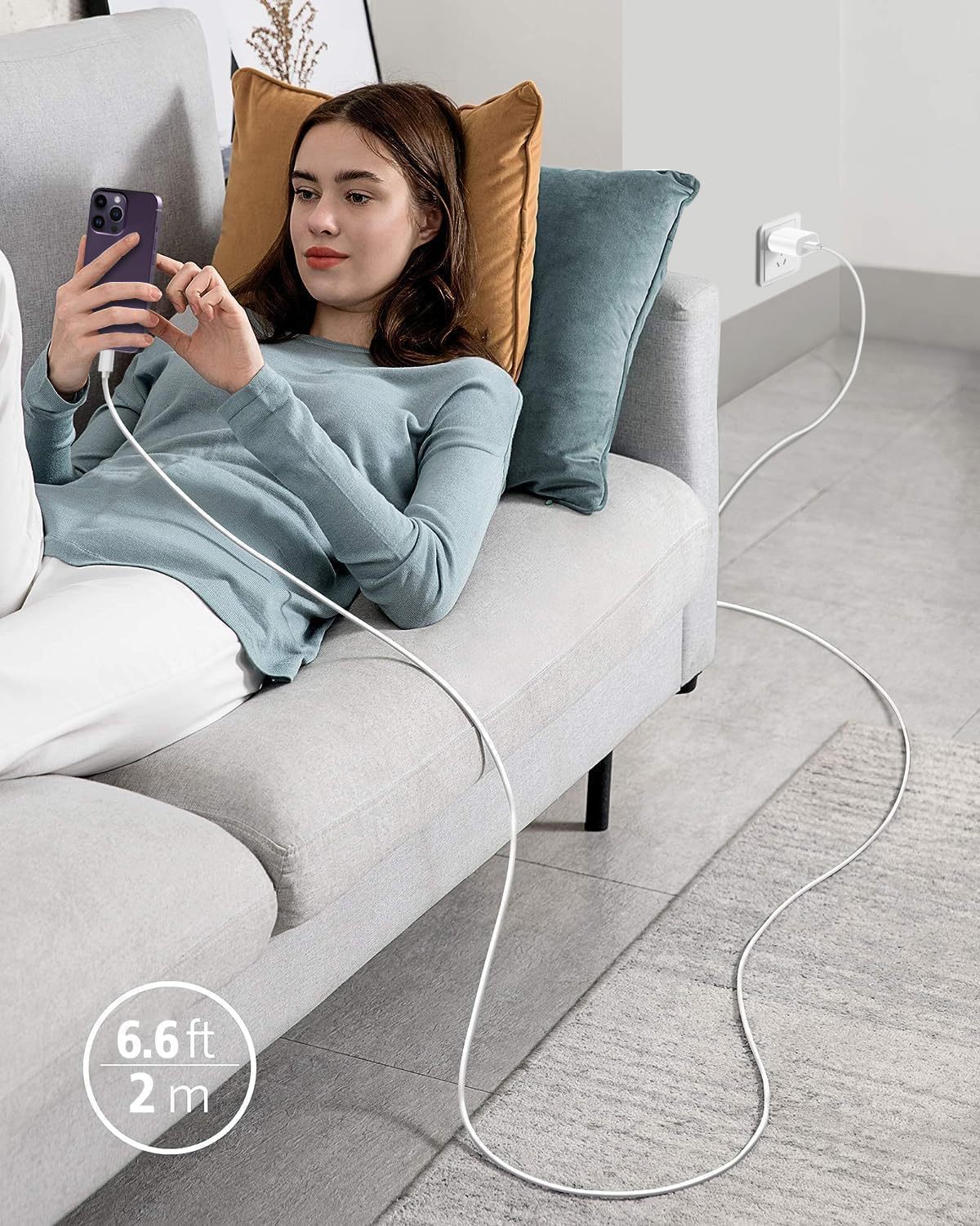 Phone Charger and Lightning Cable Cord