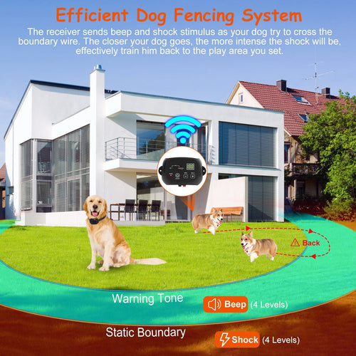 1Set Dog Fence System Pet Containment System