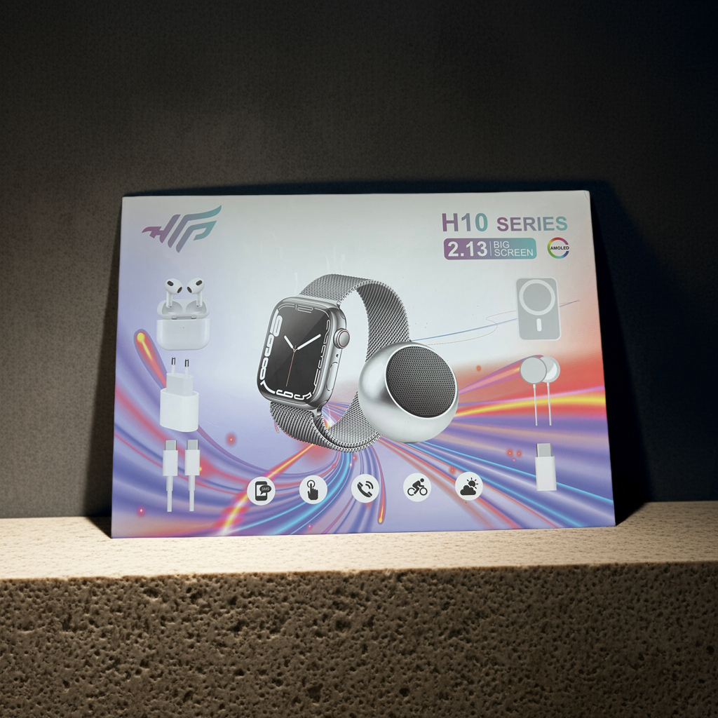 Smartwatch Earbuds Bundle Gift Box